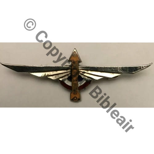 NH  GIRA.591 Grp INSTRUCTION des RESERVES D.AVIATION 1937.39 Escadrille CHASSE  SM Bol allonge Dos lisse irreg  Fleche JAUNE Src.kirschfou 421Eur11.24 